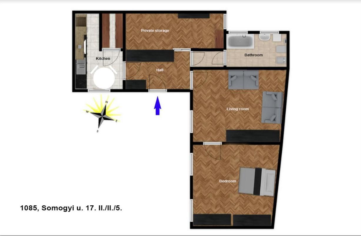 Hi!5 Spacious Apartment Budapest Palotanegyed Exterior foto